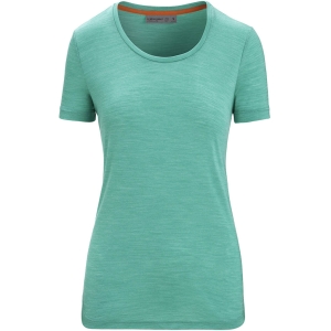 Icebreaker Sphere II Short Sleeve Scoop Shirt Femme Turquoise