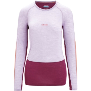 Icebreaker 125 Zoneknit Long Sleeve Crewe Femme Violet