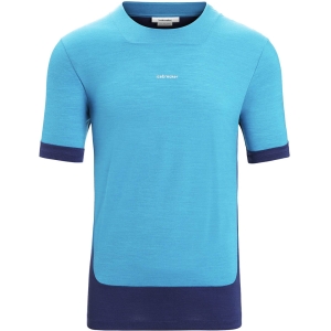 Icebreaker Zoneknit Short Sleeve Tee Mann Blau