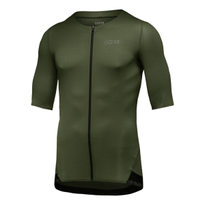 Maillot Cyclisme Gore Bike Wear – Rouge, Taille M, Homme – Fermeture éclair Intégrale
