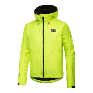 Gore Wear Endure Jacket Mens Neon Yellow Hombre Amarillo fluorescente