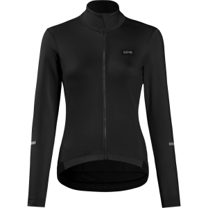 Gore Wear Progress Thermo Jersey Womens Black Femenino Negro