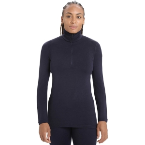 Icebreaker 260 Tech Long Sleeve Half Zip Frau Marineblau