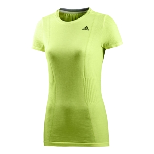Adidas Maillot As Primeknit Manches Courtes Vrouw Geel