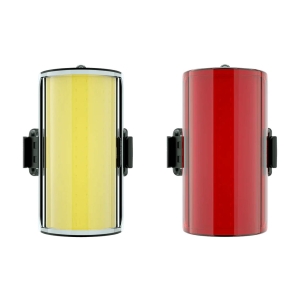 Knog Mid Cobber Twinpack Transparent
