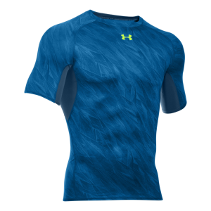 Under Armour Armour Heat Gear Printed Short Sleeve Homme 