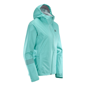 Salomon Lightning WaterProof Jacket Femme Turquoise