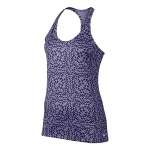 Nike Get Fit Checker Tank Vrouw Violet