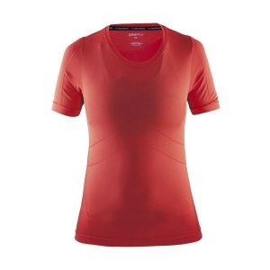 Craft Stay Cool Seamless T-Shirt Femenino Rojo