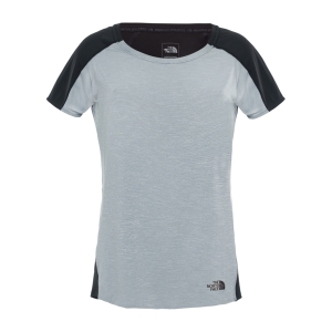 The north face Dynamix Short Sleeve Vrouw Grijs