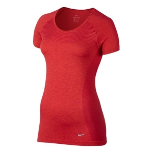 Nike Dri-FIT Knit Frau Rot