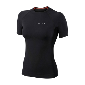 Falke Warm Short Sleeve Shirt Tight Femme Noir