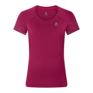 Odlo T-Shirt Manches Courtes Versilia Vrouw Roze