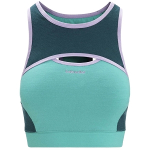 Icebreaker Zoneknit Sport Bra Femminile Verde