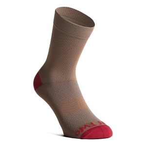 7Mesh Word Sock - 6 Unisex Caribou Hombre Beige