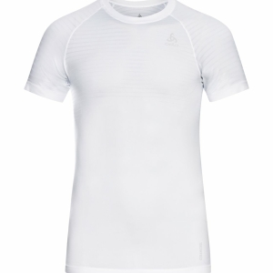 Odlo T-Shirt Manches Courtes Performance X-Light Homme Blanc