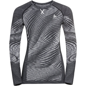 Odlo Base Layer Top Crew Neck Long Sleeve Blackcomb Eco Man Grey