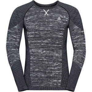 Odlo Base Layer Top Crew Neck Long Sleeve Blackcomb Eco Uomo Nero