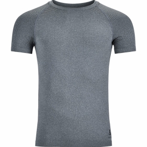 Odlo T-Shirt Manches Courtes Performance Light E Homme Gris