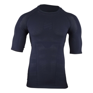 Compressport Raider Compression Shirt Short Sleeve Uomo Blu marino