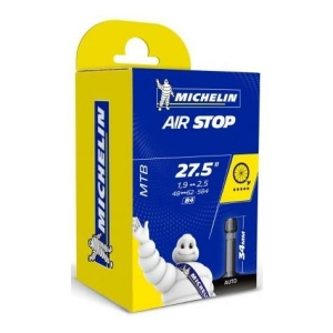 Michelin Chambre à air VTT B4 AIRSTOP 27.5x1.9/2.6 Valve Schrader 34mm Gemischt 