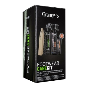 Granger's Footwear Clean & Proof Kit Preto