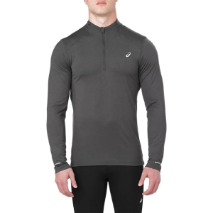 Asics Long Sleeve 1/2 Zip Jersey Homme Gris