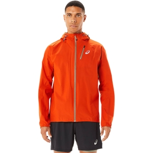 Asics Fujitrail Waterproof Jacket Homme Rouge