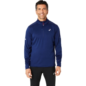 Asics Road Winter 1/2 Zip Top Men Blue