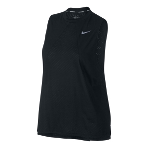 Nike Breathe Tailwind Tank Cool Frau Schwarz