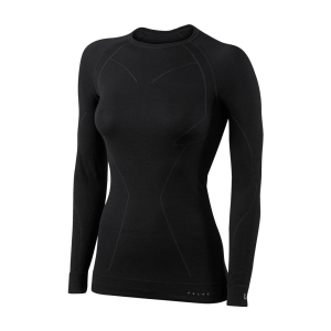 Falke Wool-Tech Long Sleeve Shirt Femenino Negro