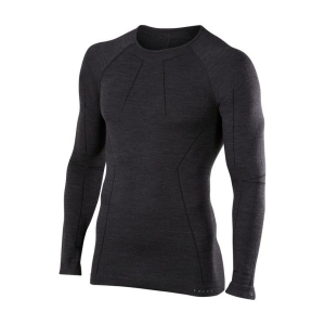Falke Wool-Tech Long Sleeve Shirt Homme Noir