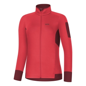 Gore Wear Thermo Maillot Femminile Rosso