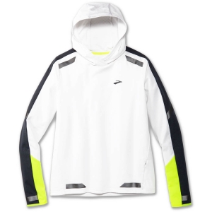 Brooks running Run Visible Thermal Hoodie Femme Blanc