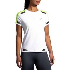 Brooks running Run Visible Short Sleeve Femme Blanc
