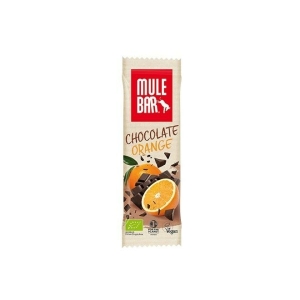 Mulebar Barre énergétique Bio & Vegan 40g : Chocolat Orange 