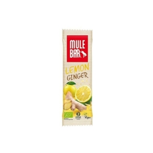 Mulebar Barre énergétique Bio & Vegan 40g : Citron - Gingembre 