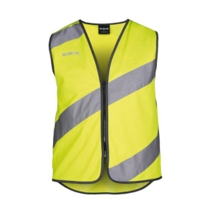 Wowow Gilet réfléchissant Roadie Homme Jaune fluo