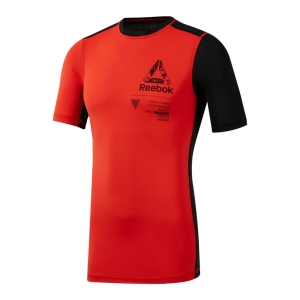 Reebok Ost Short Sleeve Graphic Comp T-Shirt Mann Rot