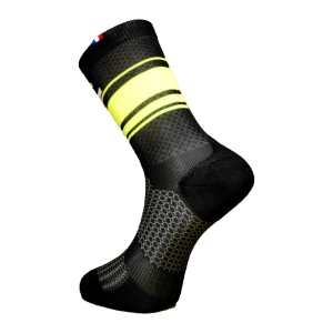 Rafal Socquettes Hautes Boa Jaune Fluo Masculino Preto