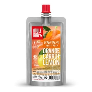 Mulebar Pulpes de fruits Vegan - Orange Carotte Citron - 65 g 