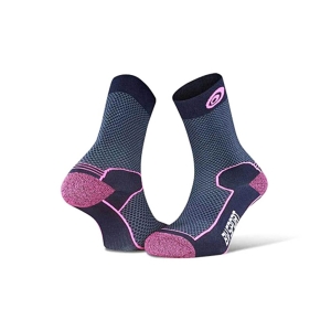 BV Sport Mi-Chaussettes Double Polyamide Evo Noir