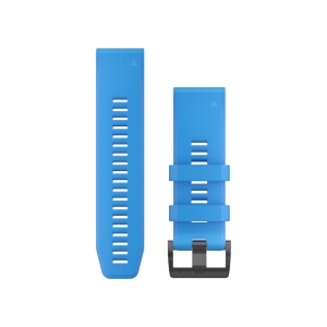 Garmin Bracelet Silicone Bleu Cyan QuickFit 26mm Fénix 5X / 5X Plus Himmelblau