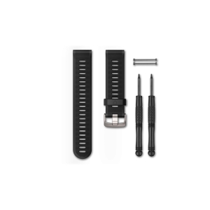 Garmin Bracelet Silicone noir - 22mm - Forerunner 935 Mixte Noir