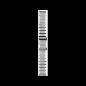 Garmin Bracelet Acier inoxydable gris argent QuickFit 22mm Fénix 5 / 5 Plus Argent