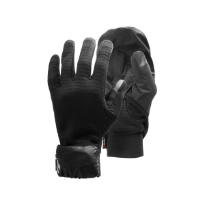 Black Diamond Wind Hood Gridtech Gloves Uomo Nero