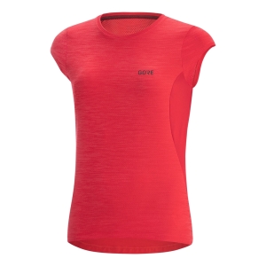 Gore Wear R3 Shirt Femme Rouge