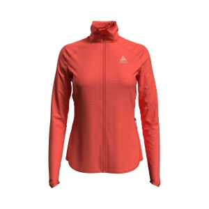 Odlo Steam Midlayer Full Zip Femenino Rosa