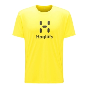 Haglofs Glee T-Shirt Hombre Amarillo fluorescente