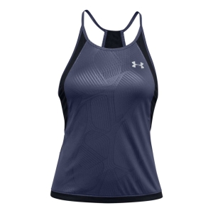Under Armour Qualifier Iso-Chill Embossed Tank Vrouw Violet